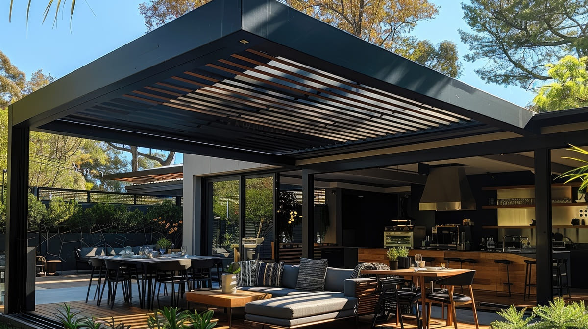 Artares Louvre Roof for Enhanced Privacy in Outdoor Areas